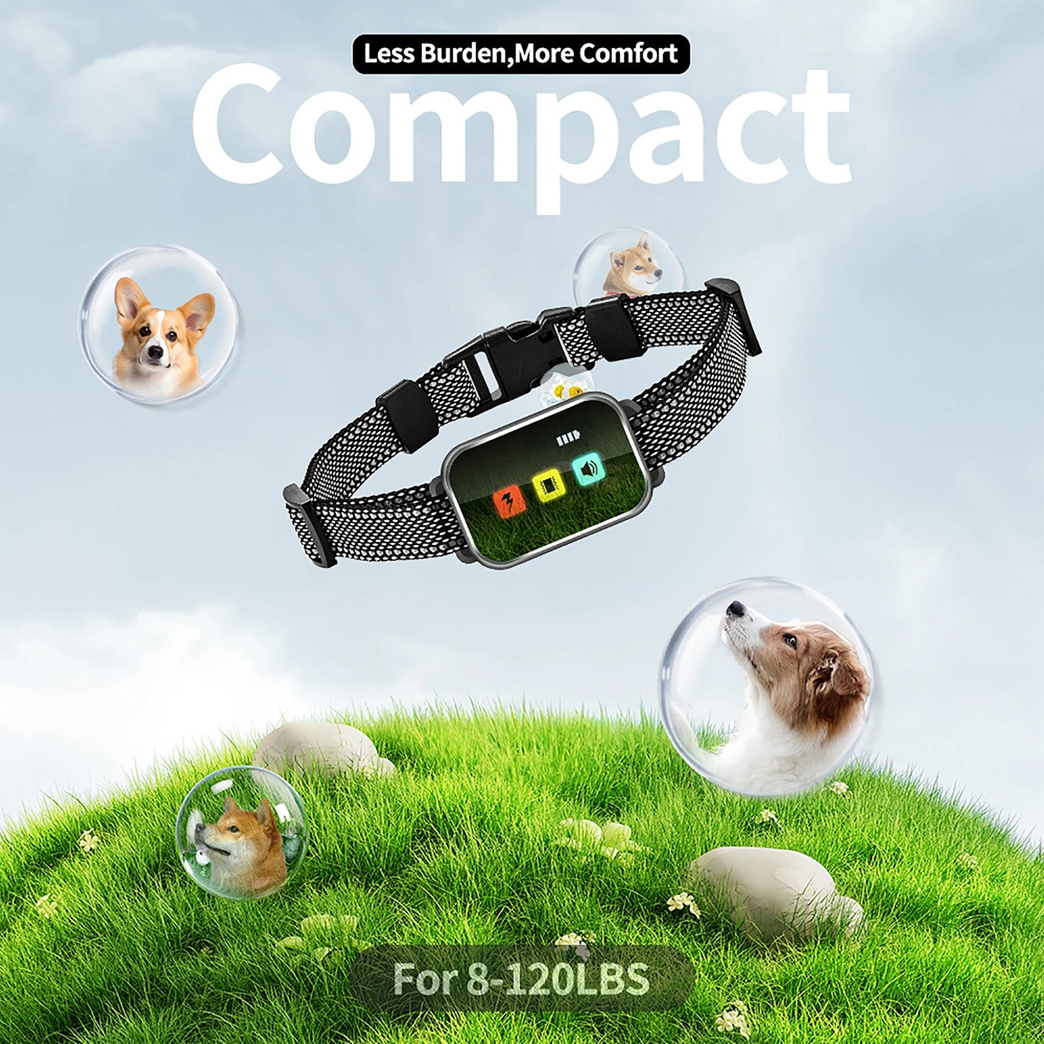 🔥Pro Trainer-Approved! 3-Mode Dog Collar⚡IP67 Waterproof💧Static/Vibe/Beep Alerts | Remote Control【TikTok's #1 Training Tool】 🔥Pro Trainer-Approved! 3-Mode Dog Collar⚡IP67 Waterproof💧Static/Vibe/Beep Alerts | Remote Control【TikTok's #1 Training Tool】